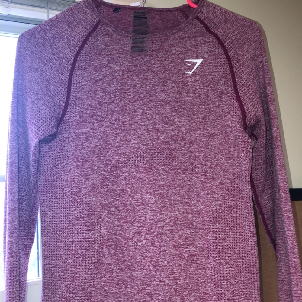Gymshark seamless long sleeve workout top